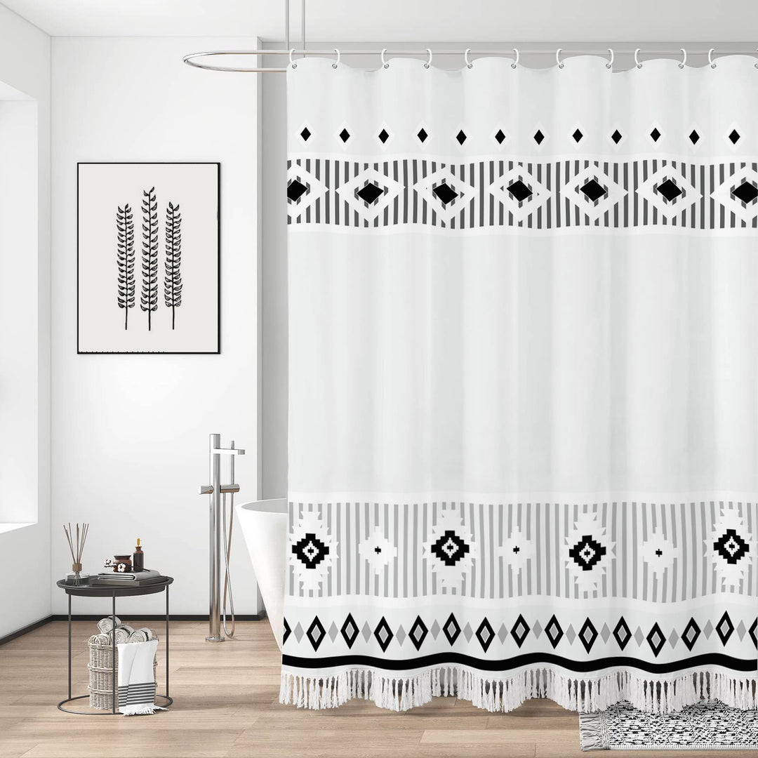 Artisan Stripe Duschgardin Skanto