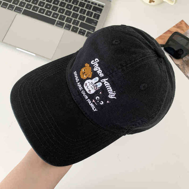 Kvinne Søt Dyrebrodert Baseballcap Skanto