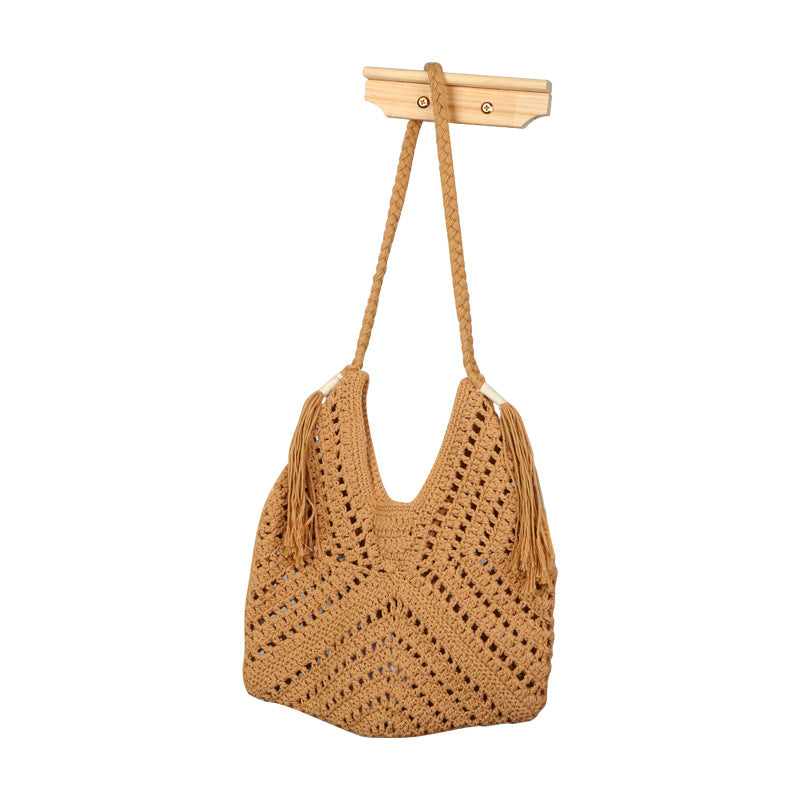 Heklet crossbody-veske Skanto