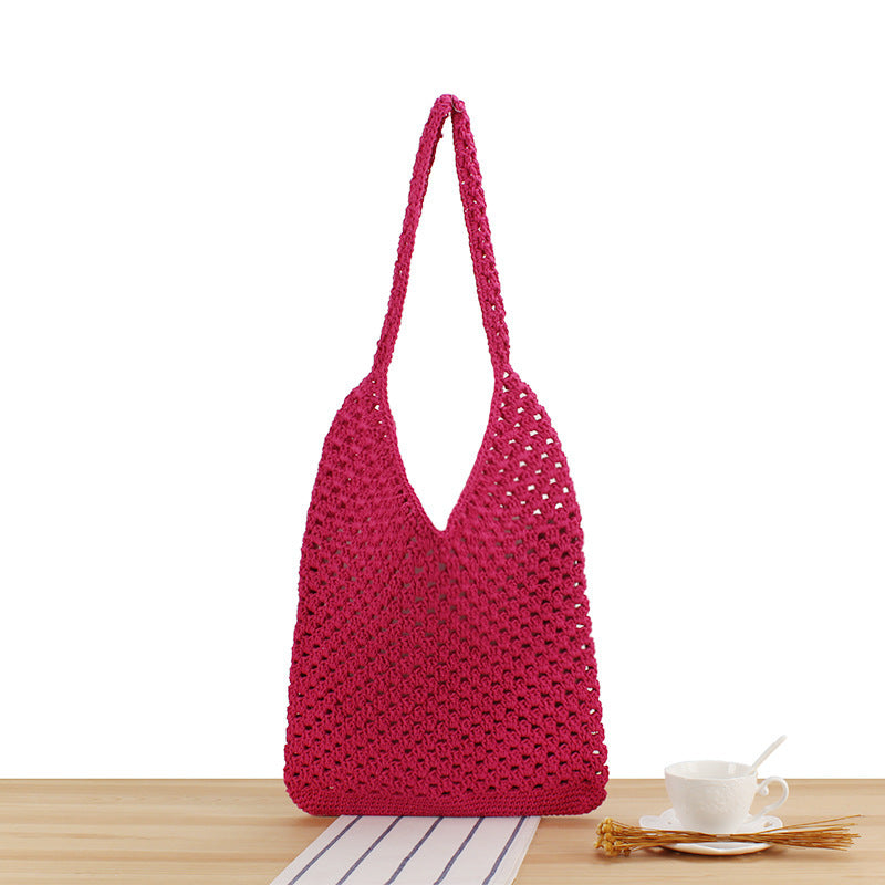 Hand-knotted jute bags Skanto
