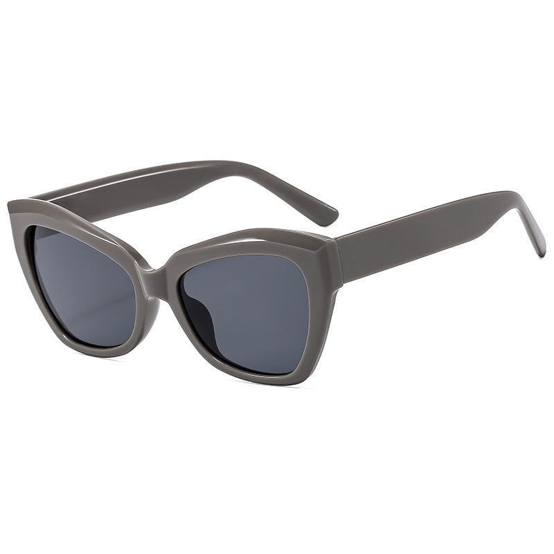 Dame Cat-Eye solbrille med eksklusiv skjoldpaddedesign Skanto
