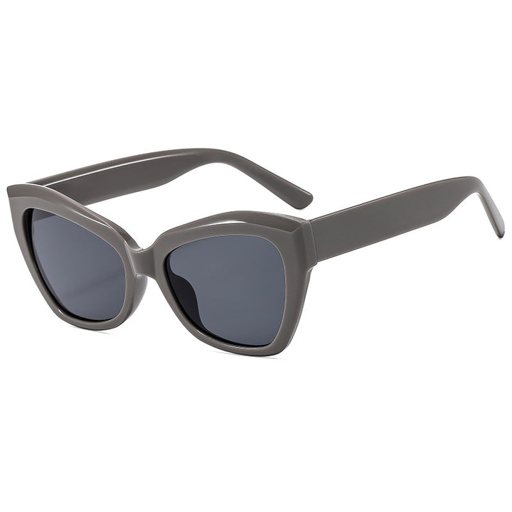 Dame Cat-Eye solbrille med eksklusiv skjoldpaddedesign Skanto