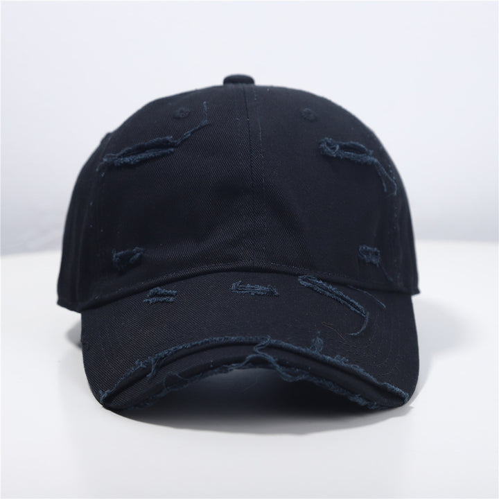 Menns Slitt Klassisk Bomull Baseball Cap Skanto