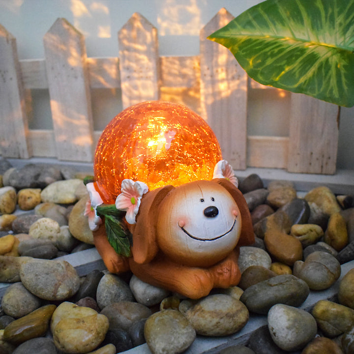 Solar Powered Succulent Turtle Planter Night Light Ornament Skanto