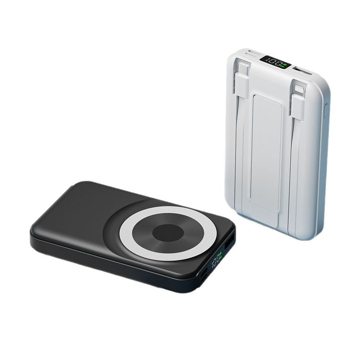Bærbar powerbank med integrert ladekabel Skanto