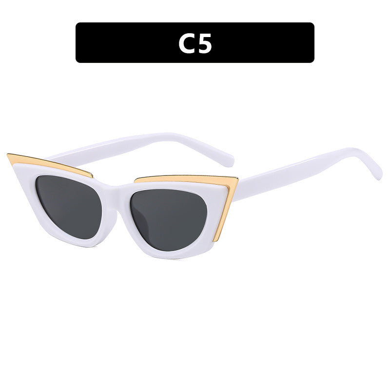 Damer ekstravagant Cat-Eye solbrille Skanto