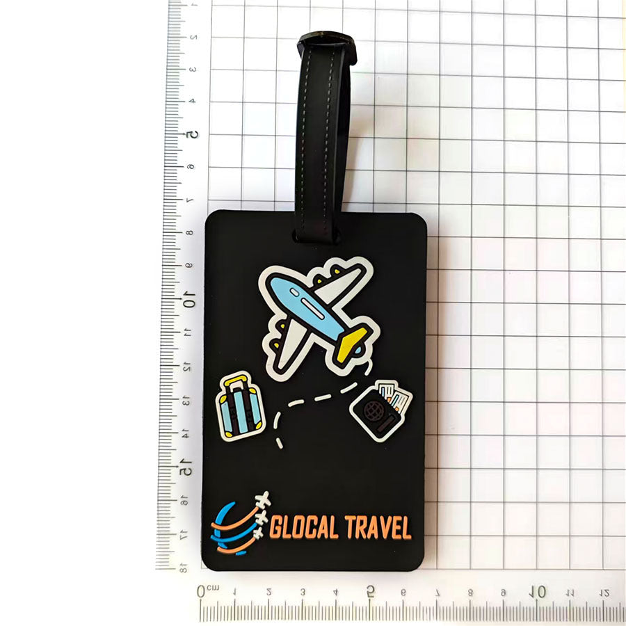 Unisex Bagasjelapp med innovativt flyreise-design Skanto