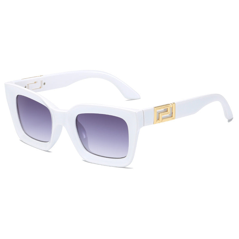 Dame kvadratisk solbrille med luksuriøs design Skanto