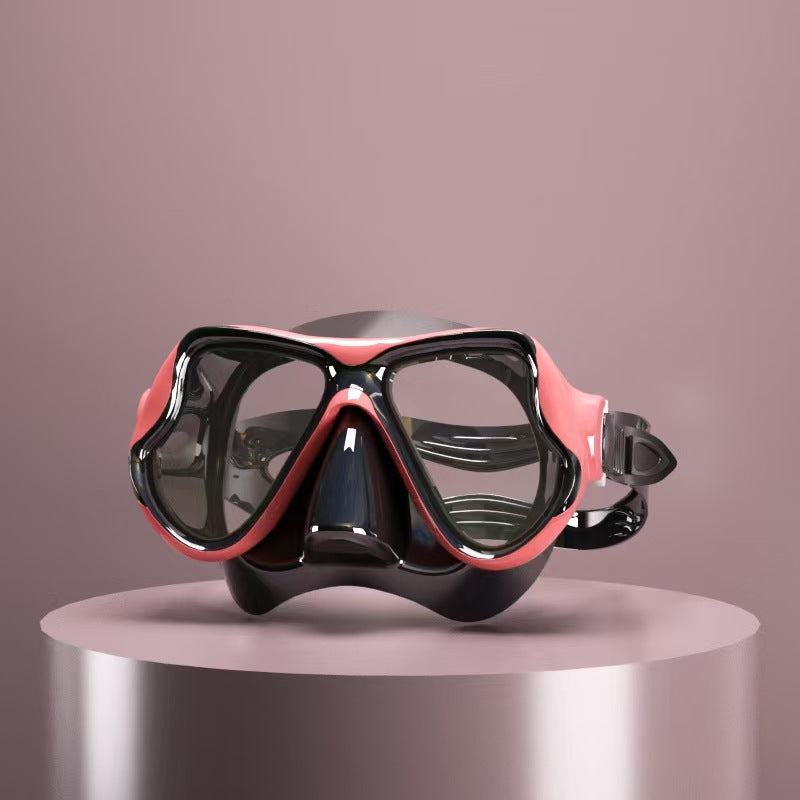 Tauchmaske med ergonomisk design og et fleksibelt snorkel Skanto
