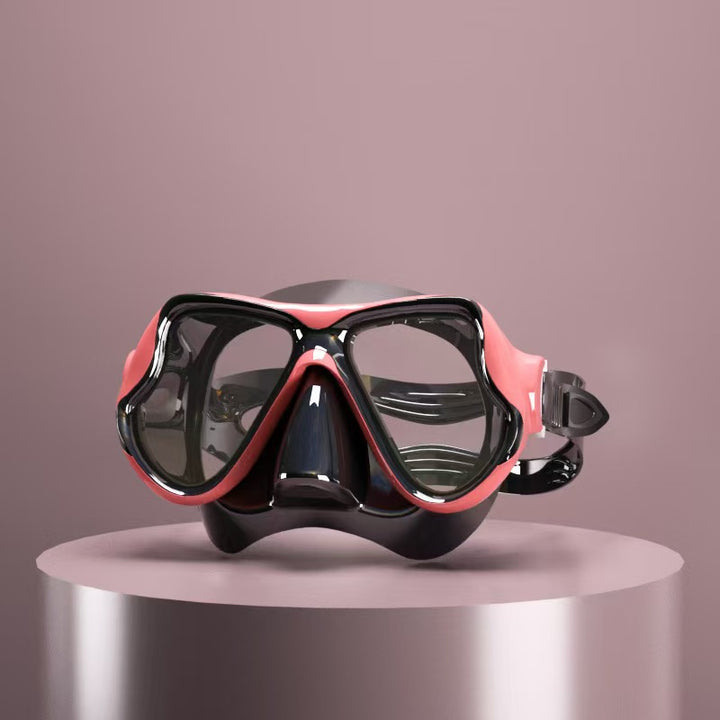 Tauchmaske med ergonomisk design og et fleksibelt snorkel Skanto