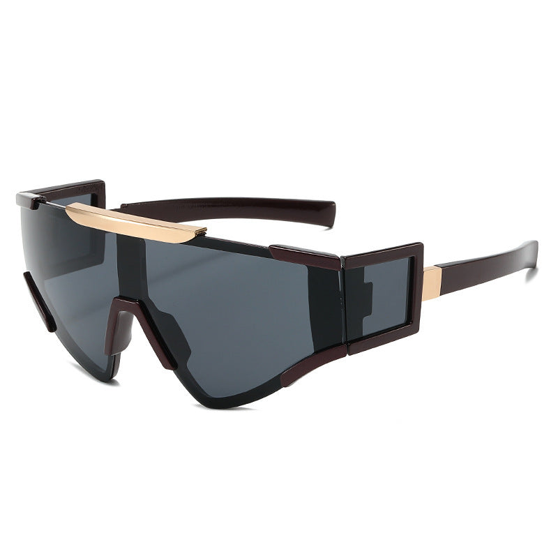 Men's Futuristic Shield Sunglasses Skanto
