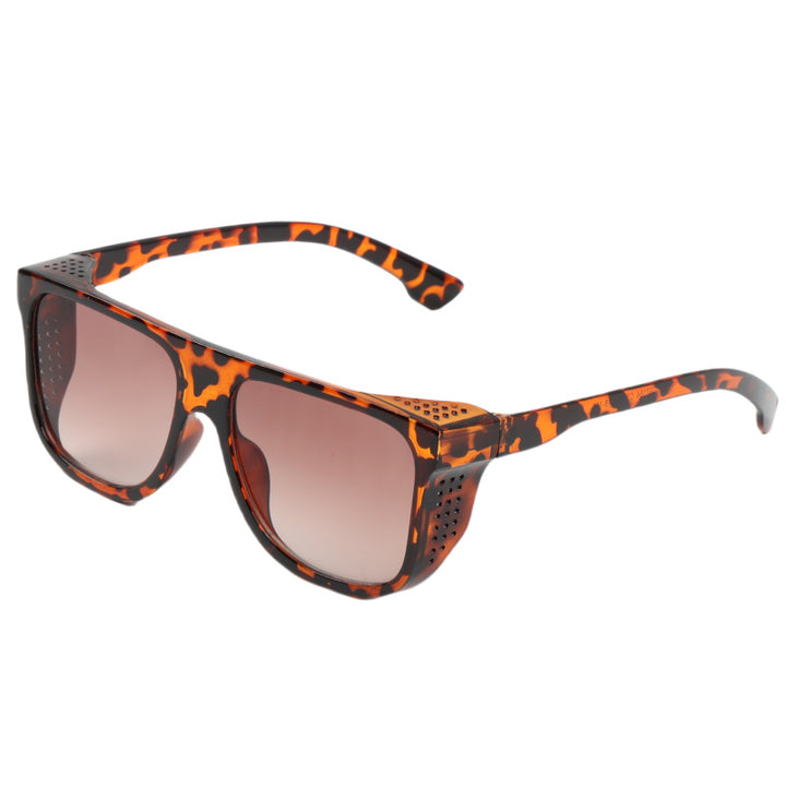 Dame moterik oversized solbrille med unik aksent Skanto
