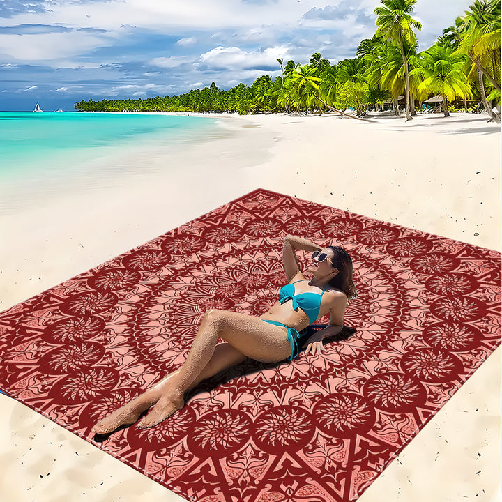 Mandala Design Strandmat Skanto