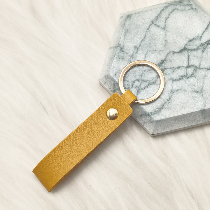 Unisex nøkkelring med elegant kunstskinndesign Skanto