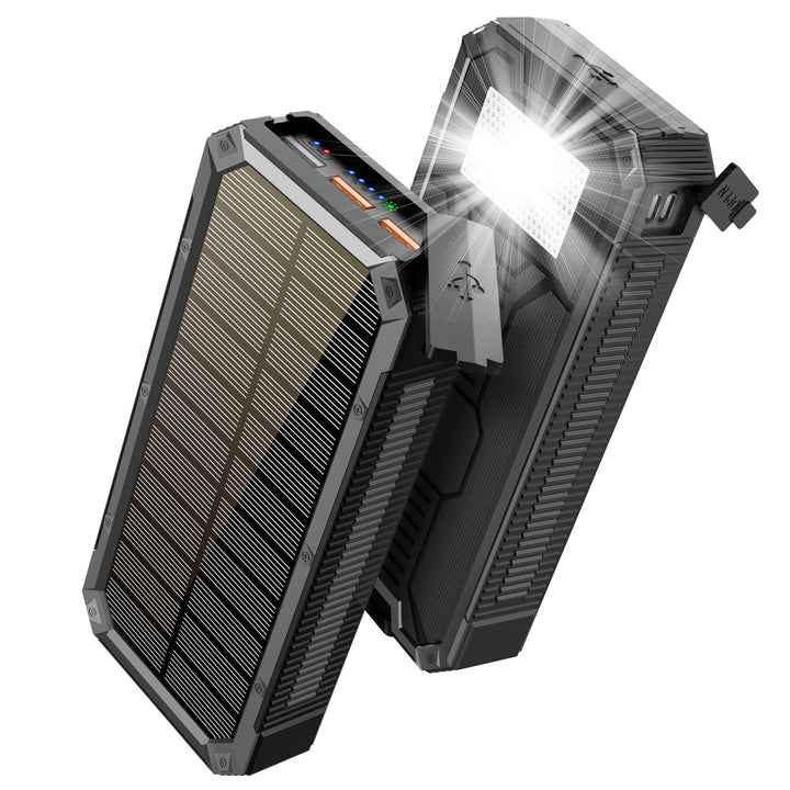 Bærbar solenergi-powerbank med høykvalitetsdesign og flere utganger Skanto