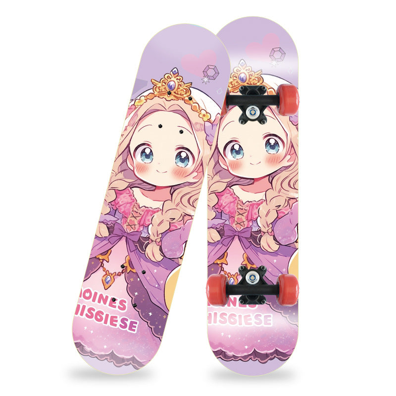Cartoon-Inspirert Mini Skateboard Skanto