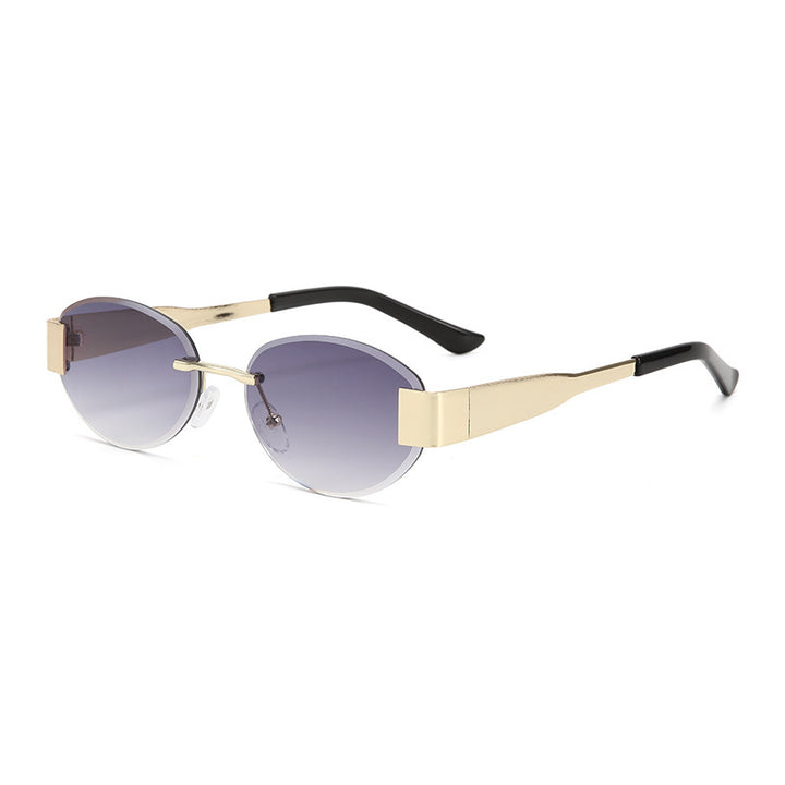Dame glamorøs solbrille med klar, elegant ramme og beskyttende UV-filter Skanto