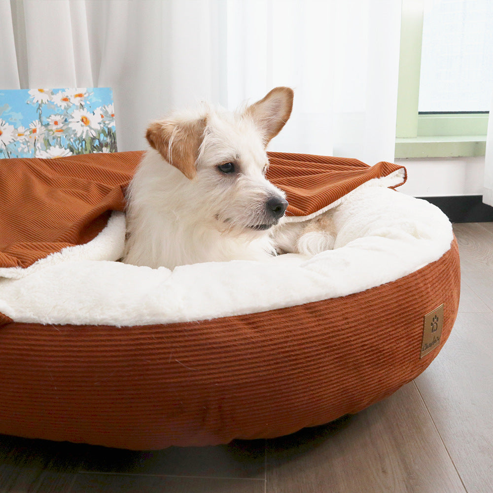 Plush Comfort-Forbedret hunde Rede