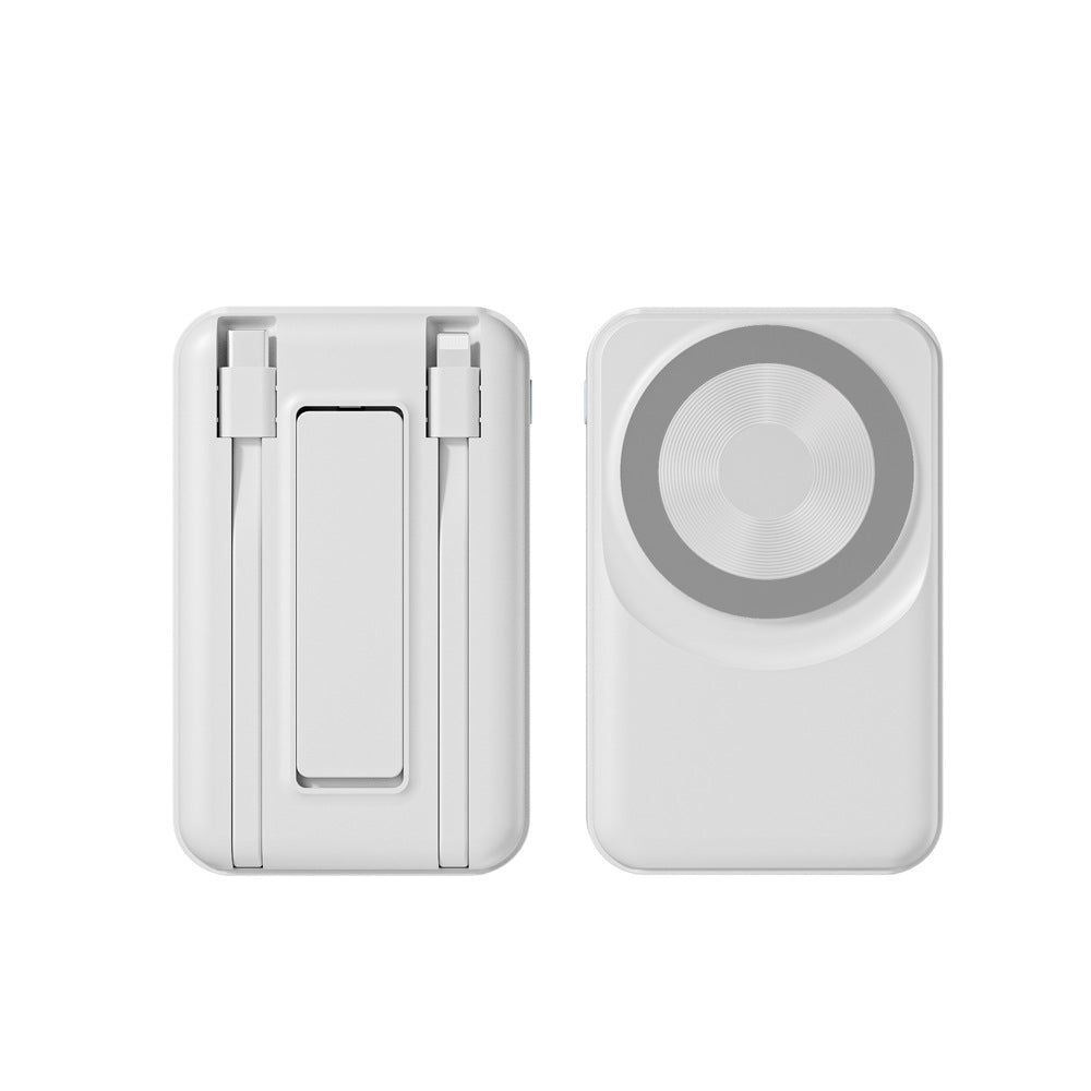 Bærbar powerbank med integrert ladekabel Skanto