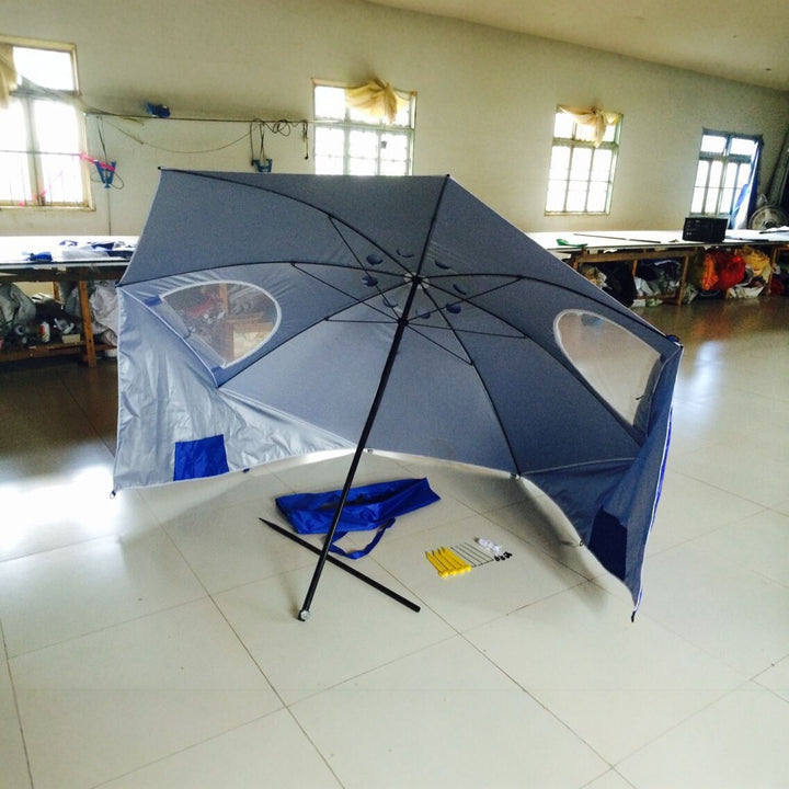 Stabil strandparasol med UV-beskyttelse Skanto