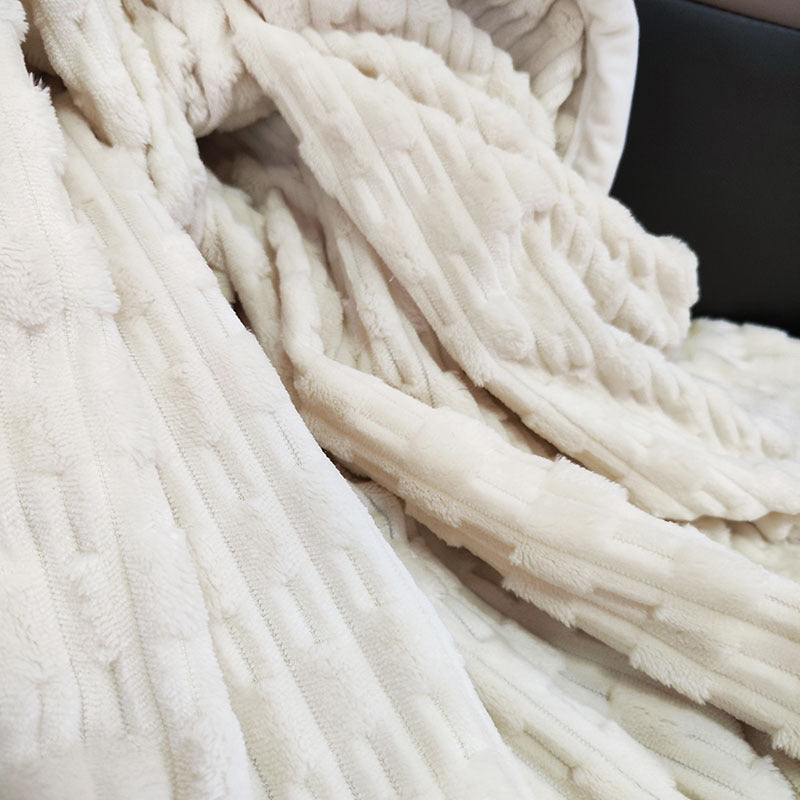 Dame luksuriøs mikrofiber koseteppe Skanto