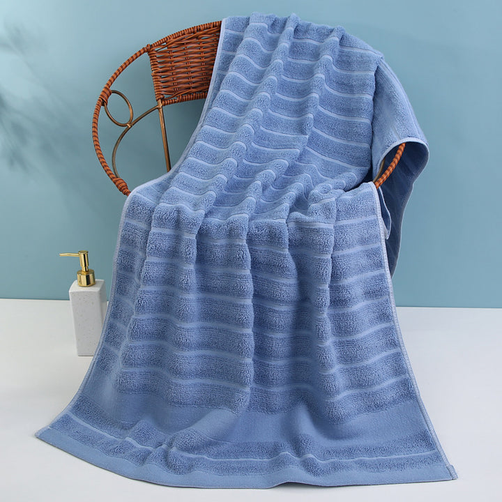 Luksus frottéhåndkle med elegant stripemønster Skanto