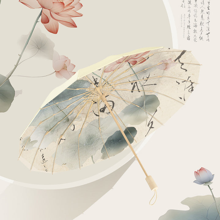 Damer Faltbar Parasol med kreativt Panda-design Skanto