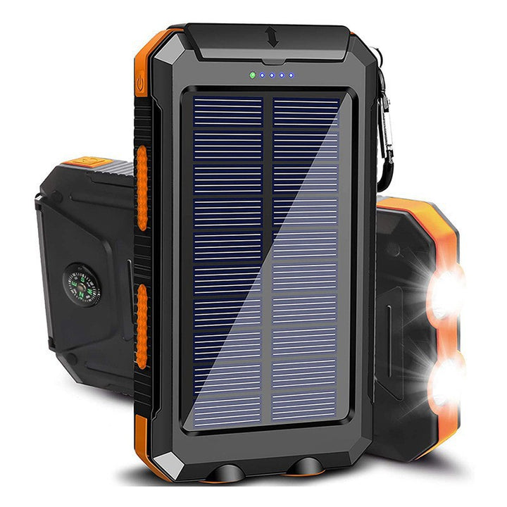 Solar Powerbank med Innebygd LED-lampe og Kompass Skanto