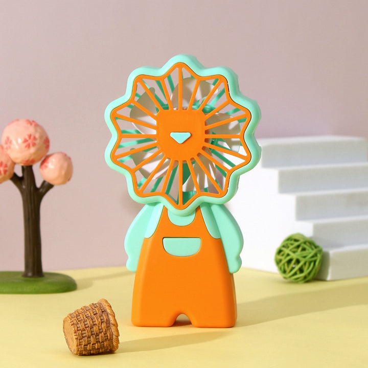 Damer Bærbar vifte i morsom blomsterdesign Skanto