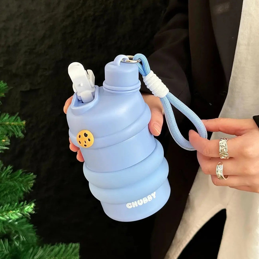 Damen Sportliche Edelstahl-Wasserflasche Skanto