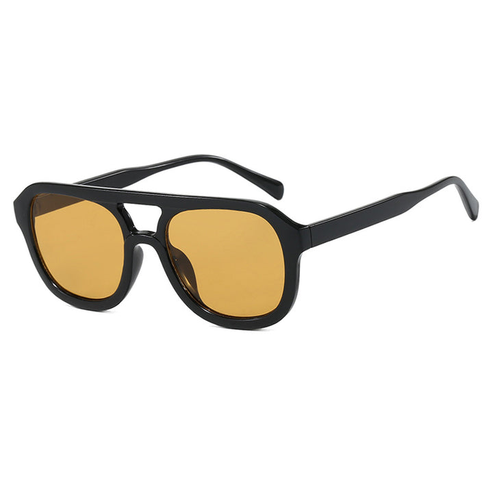 Dame modisch sport solbrille med bred, fleksibel ramme Skanto