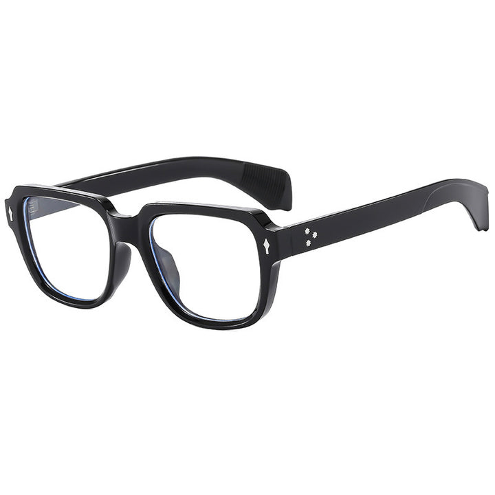 Dame Designer-solbrille i moderne firkantet stil Skanto