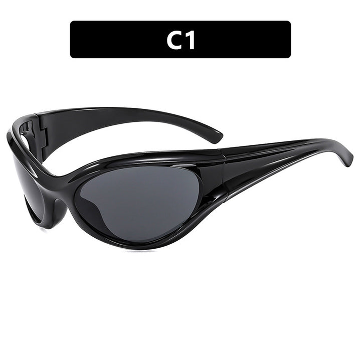 Dame sporty solbrille med aerodynamisk design Skanto