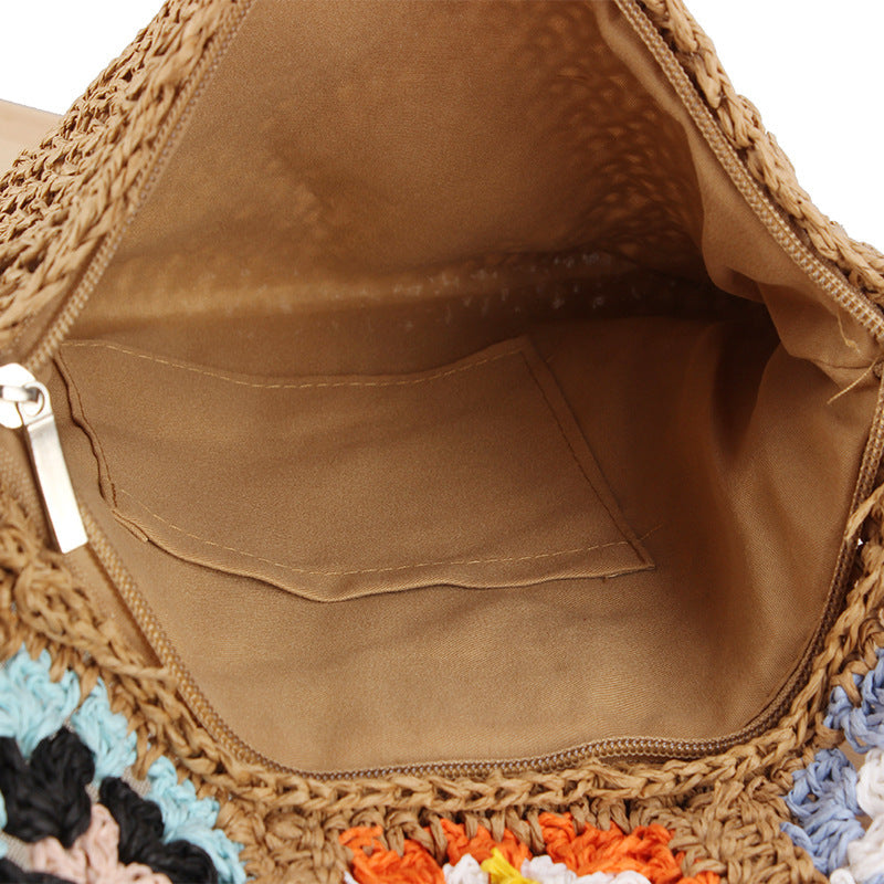Shoulder bag in happy patchwork style Skanto