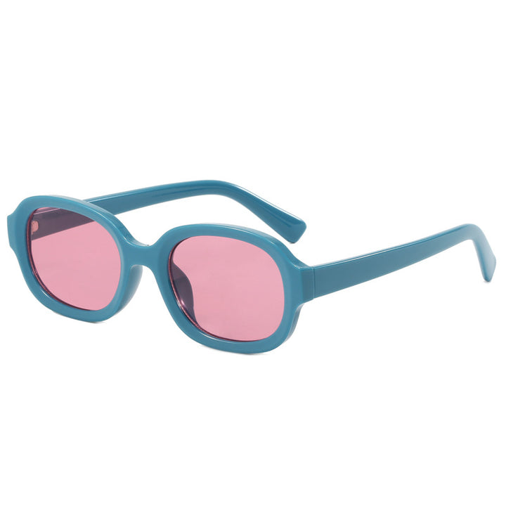 Dame moteriktig geometrisk solbrille med UV-beskyttelse Skanto
