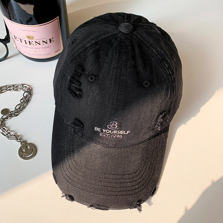 Kvinne Slitt Casual Baseball Caps Skanto