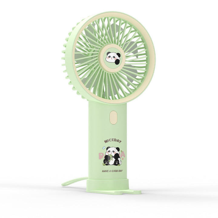 Damen Bærbar Håndvifte med søtt Panda-design Skanto