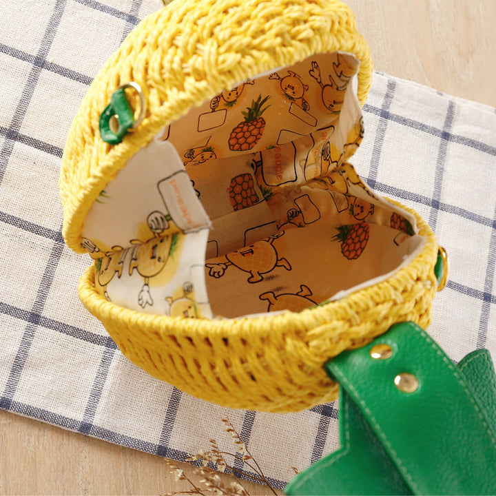 Kreativ Kurvveske I Ananas-design Skanto