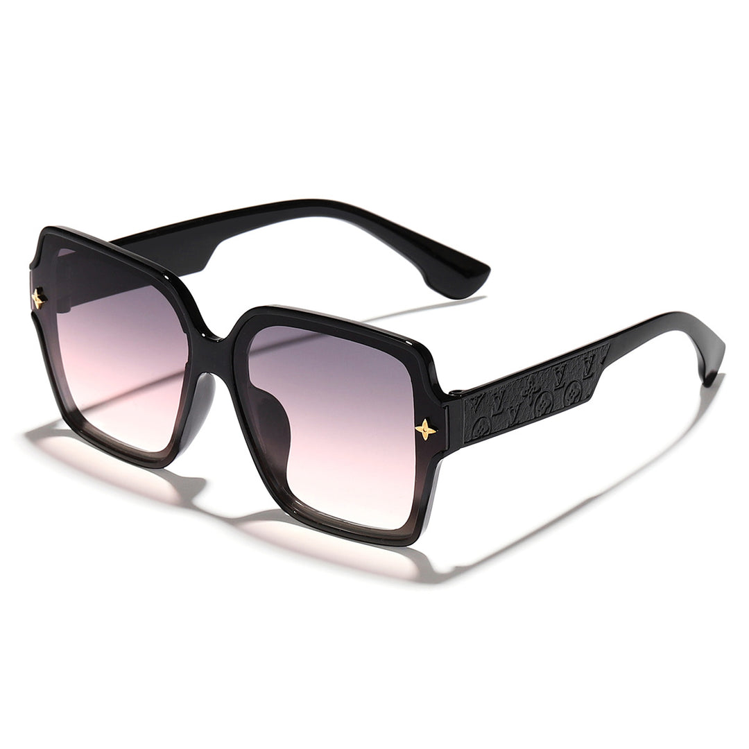 Dame stilige oversized solbriller med moderne ramme Skanto