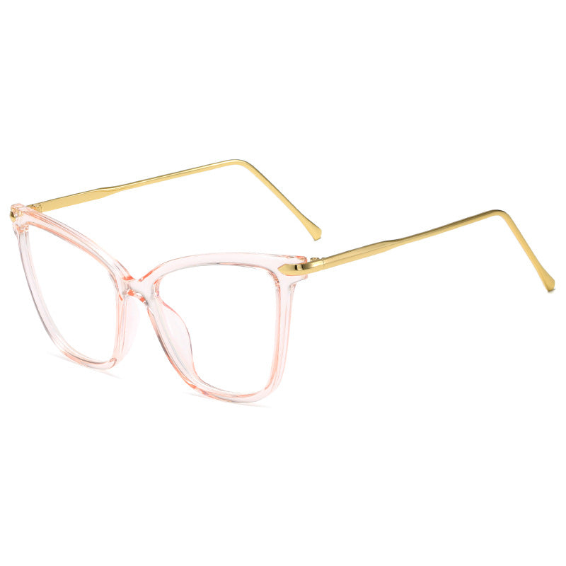 Dame Cat-Eye Briller med filigran metallramme Skanto