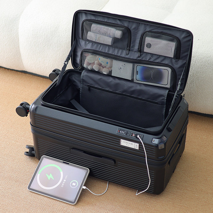Herre Smart Multi-Kompartments Hard Shell Reise Koffert Skanto