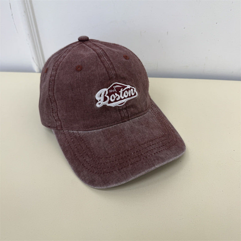Unisex Vintage-Inspirert Brodert Baseball Cap Skanto