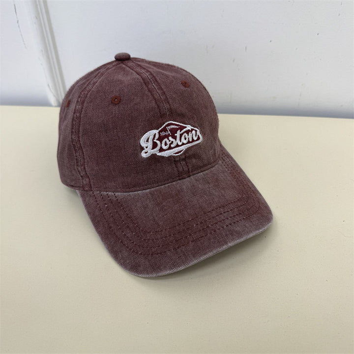 Unisex Vintage-Inspirert Brodert Baseball Cap Skanto