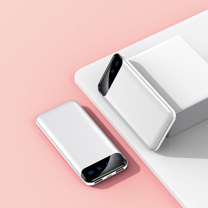 Høyytelses Powerbank med Digital Skjerm Skanto