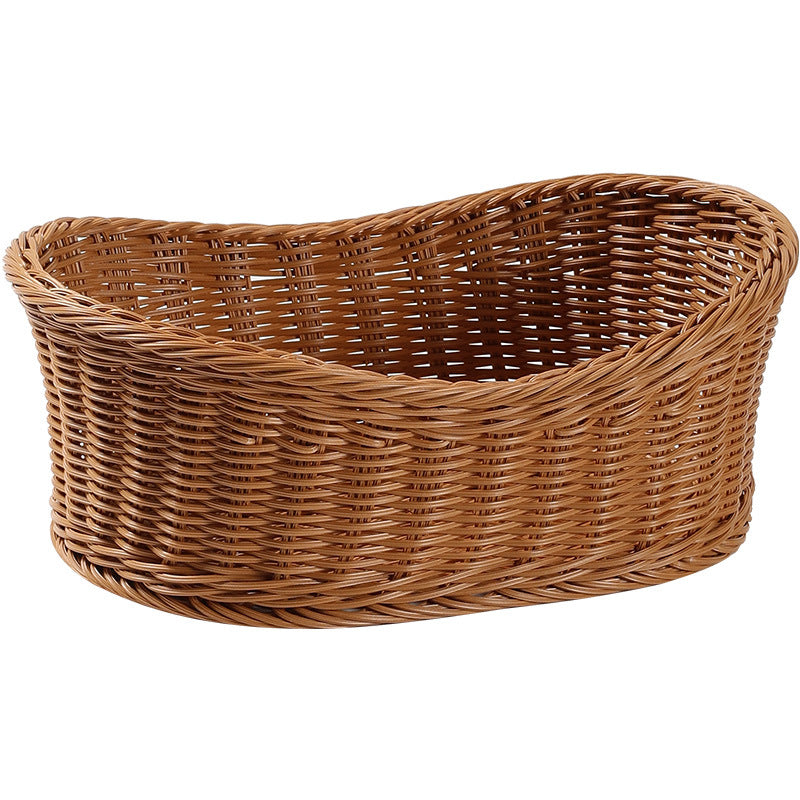 Unisex Elegant oval oppbevaringskurv laget av naturlige materialer Skanto