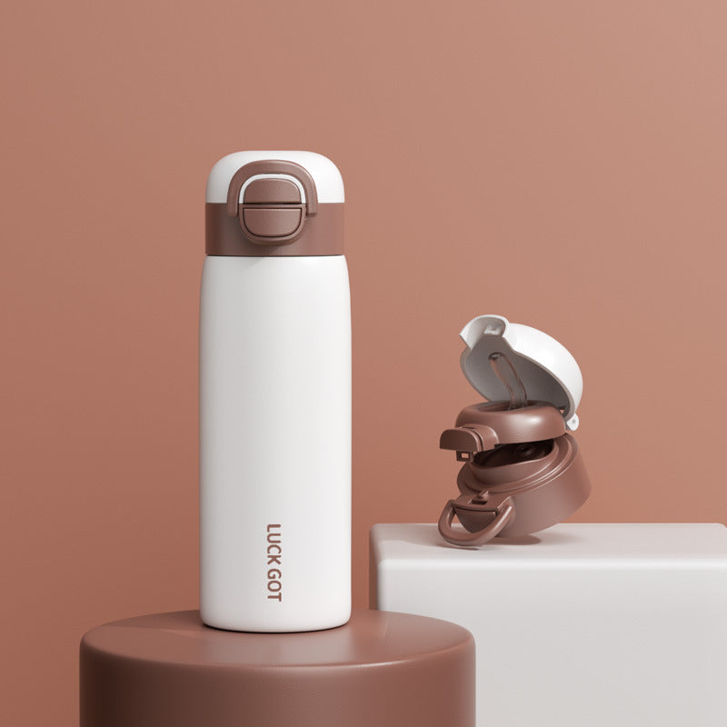 Dame Isolert Drikkeflaske med praktisk lokk Skanto