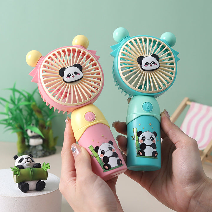Bærbar panda-tema mini vifte Skanto