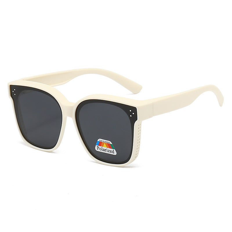 Dame motorisk kvadratisk solbrille med innovativt ventilasjonssystem Skanto