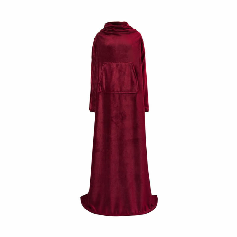 Dame kosesl blanket med ermer og lommer Skanto
