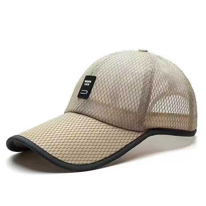 pustende mesh baseball caps med justerbar bakre stropp og buet brem Skanto